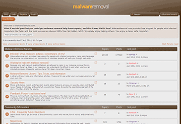 malware removal forum